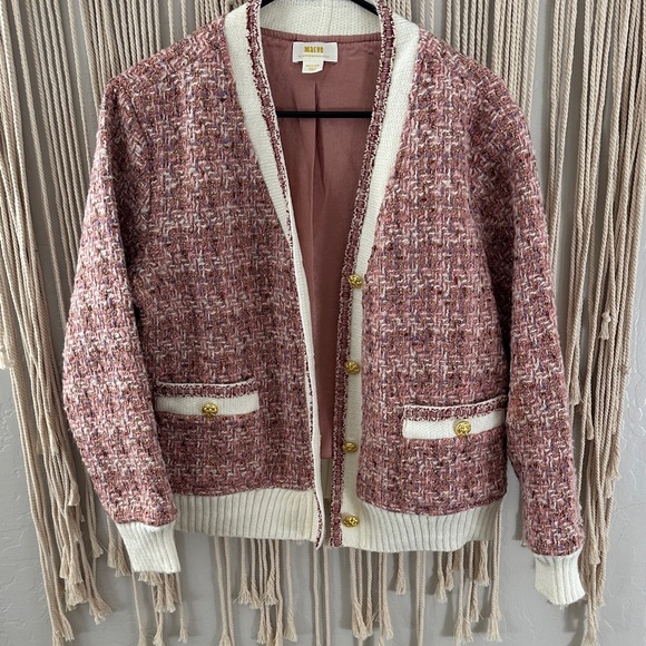 Anthropologie Sweaters - Anthropologie Maeve Tweed Lurex Coatigan